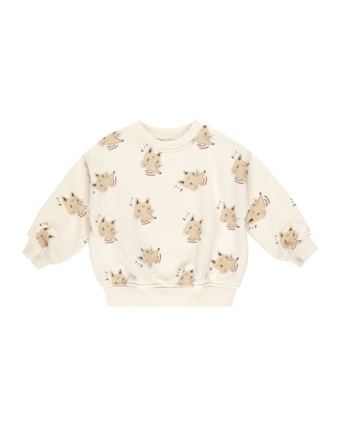 Relaxed sweatshirt coyote Rylee & Cru