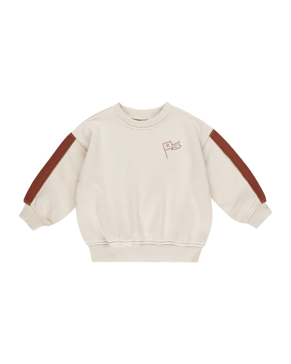 Relaxed sweatshirt stone Rylee & Cru