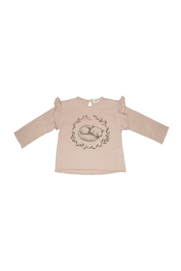 Fox flowers shirt Dear Mini